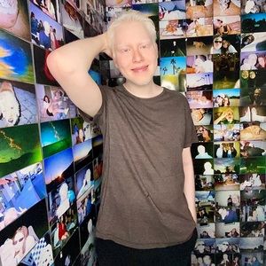 Dark gray melange T shirt :)